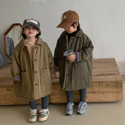 Autumn Winter Kids Jackets for Girls Children Warm Down Coats Girls Parkas Toddler Designer Winter Coat
