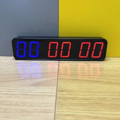 Portable Gym Clock Built-in Lithium Battery and Magnet Countdown Interval Race Boxing Gym Timer