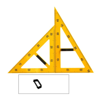 Customized Strong Magnetic Triangular Geometric Maths Sets Big Square Plastic Teaching Aids for Teachers Educational