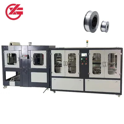 High efficiency fully automatic welding wire plate rice brick vacuum sealing machine