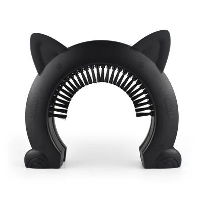 Easy DIY Installation Hidden Freedom Pet Safety Door Modern Style ABS Interior Cat Exit Door with Brush