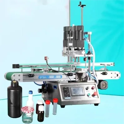 Automatic Perfume Bottle Cap Crimping Machine Close the Bottle Cap Machine Lid Capping Machine Small
