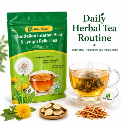Dandelion Herbal Tea Deep Cleanse Liver Support Water Balance Body Purifying Lightness Support Plant Blend OEM ODM Wholesale