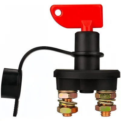 12V 24V 200A Car Battery Isolator Disconnect Switch, Master Power Cut Off Kill Switch for Marine Boat RV ATV Vehicles