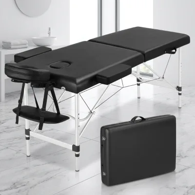Multifunctional Folding Bed Massage Treatment Bed Can Play Mobile Phone Massage, Adjustable Portable Massage Bed