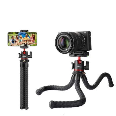 Ulanzi Mt-33 Octopus Multi Angle and Versatile Tripod with Cold Boots Expansion 2-in-1 Phone Clip Design