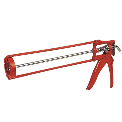 John Tools 8302A 9" Skeleton Caulking Gun Thrust Ratio 10:1Heavy Duty Silicone Caulking Gun Hex Piston Rod 10-oz Rod Caulk Gun