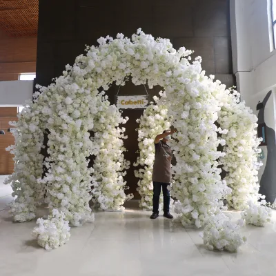 Classical Large Classic Wedding Arch Gate Backdrop Decoration Wedding Flower Arch Backdrop Gate Decoration