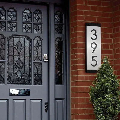 Cosun Stainless Steel Small Front Brass 3d Hotel Aluminium Exterior Door Number