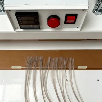 Intelligence Keratin Hair Extension Making Machine Metal Electric Heating Tape Strong Hold Pliers Tools Kit Plastic Connectors