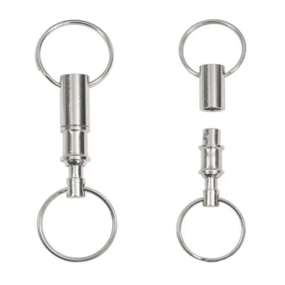 Wholesale Customize Logo Mini Tiny Quick Release Detachable Keychain