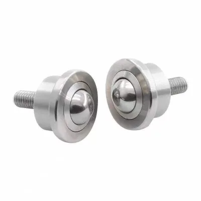 SP-FL Series Carbon Steel Ball Transfer Unit Screw Mount Omni Ball Bull Eye Roller Bearing Transfer Parts