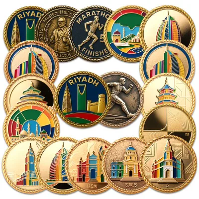 Factory Direct Price Custom Zinc Alloy Tourism Gifts Souvenir Coin