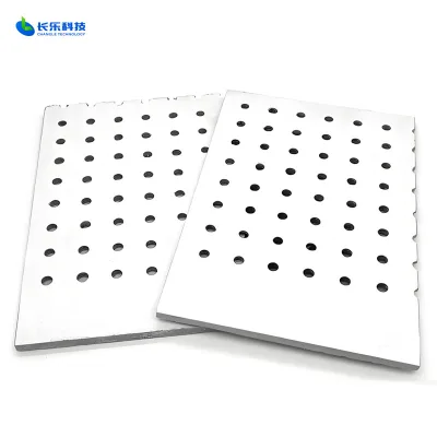 Acoustic Perforated Cement Board for Auditoriums Fireproof Moisture-Resistant Prefabricated Panels Integration in Modern Designs