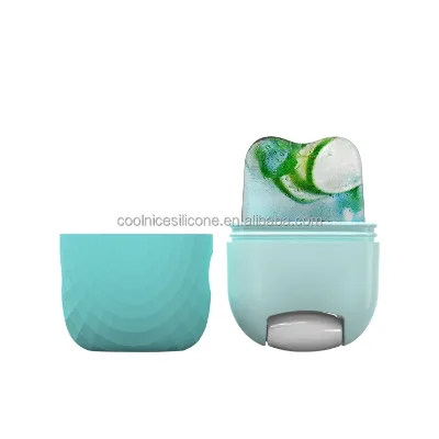 Special Design Silicone Ice Roller Lifting Face Skin Ice Compress Silicone Jade Stone Roller Reusable Facial Care