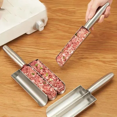 Stainless Steel Meatball Maker Mold Metal Fishball and Meatball Making Machine for Shrimp Slip and Rice Balls Meatball Tool