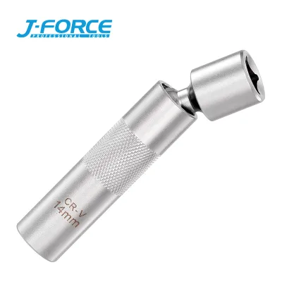 1pcs 3/8" 14mm Spark Plug Socket CR-V Car Repair Used with Universal Joint Socket Set