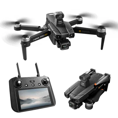 AE86 PRO Drone 8K HD Dual Camera FPV 3-Axis Anti-Shake Gimbal Obstacle Avoidance Brushless Quadcopter with GPS