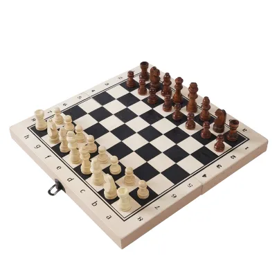 Factory Cheap Luxury Chess Board Custom logo Wooden Chess