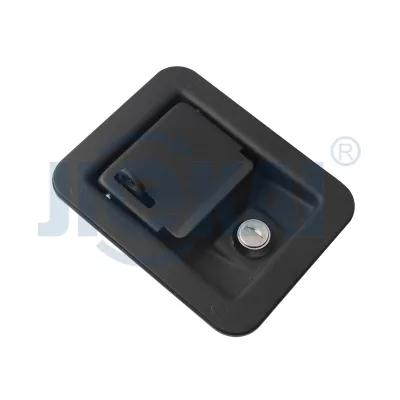 MB407 Black RV Door Lock Replacement Universal Caravan Horse Bar Lock for Trailer Door RV Entrance Door