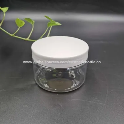 250ml Round Food Storage Jars with screw cap 8oz plastic face cream jar and for cosmetic packaging