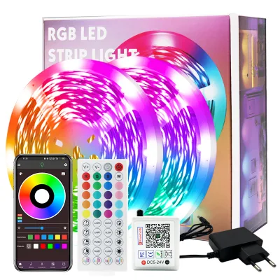 24V 44Key  Remote Bluetooth Music LED Controller RGB LED Strip Light Remote Control for 5050 RGB LED Strip for Home Party