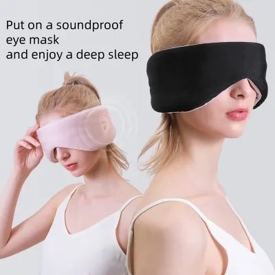 New Upgrade Blindfold Skin-Friendly Cotton Eye Mask for Side Sleepers Suitable Home Travel Sleep Eye Cover