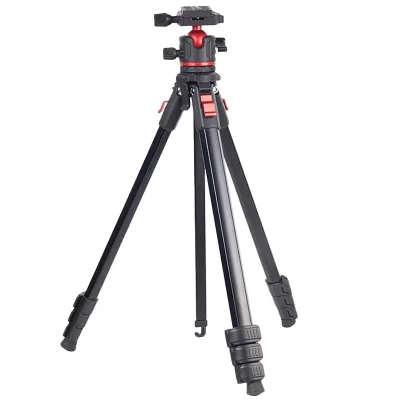Camera Tripod with Ball Head Panoramic Shooting Function Outdoor Portable Stand & Fill Light Bracket