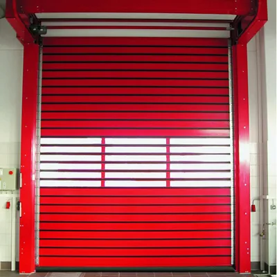 Modern Industrial Aluminum Alloy Anti-Collision Intelligent Lifting Quick Roll Door Hard Insulation Section Door for Workshop