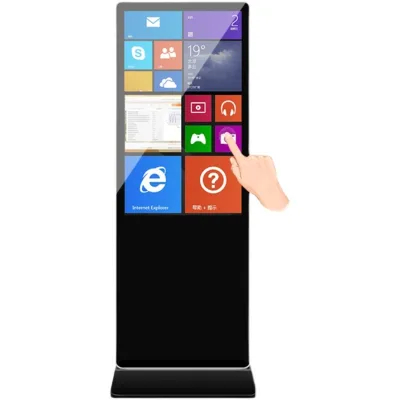 Smart Tv 24- 43 Inch Vertical Interactive Totem Touch Screen LCD Advertising Display