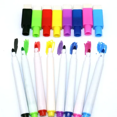 Hot Selling Magnetic Whiteboard Dry Erase Multi-color Ink 11.5CM Reusable Tip Repeated Filling Marker Pen