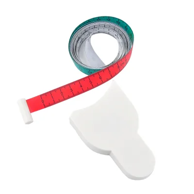 Custom 150CM Retractable Body Measuring Tape Metric Plastic Waist Tape with Full Color Printing and Push Button Lock