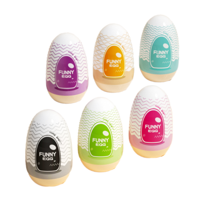 HAS LOVE High Quality Funny Egg Adult TPE Material Sex Toys for Male Masturbators