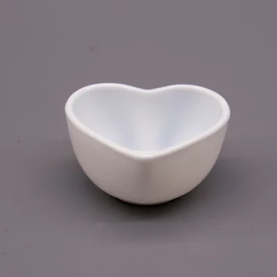 3.5Inch Opal Glassware Heart-Shaped Bowl with Item Num BYXW35