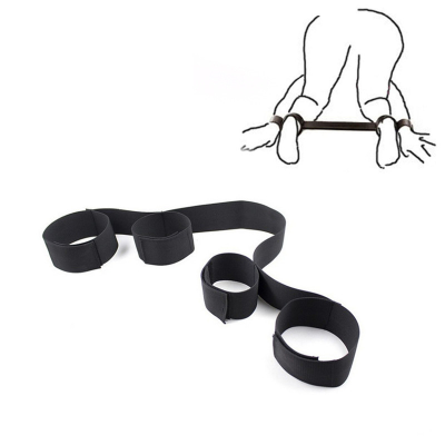 Hand and Foot BDSM Punishment Positions Restraint Bondage Belt Adult Toys Bondage Gear Handcuff and Ankle Cuffs
