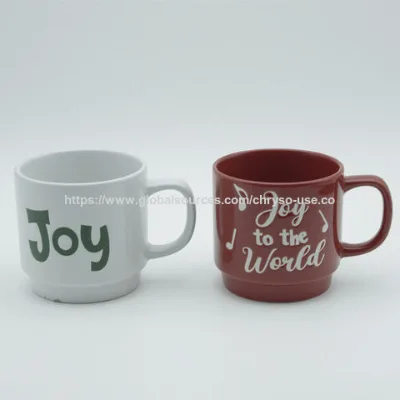 Hot sale coffee cup ceramic espresso porcelain cups ceramic coffee mugs custom mug of screen printed mugs