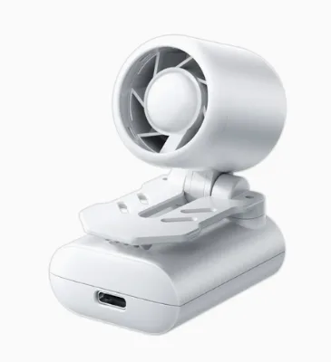 Portable Clip-on Mini Fan, Handheld, Waist-hanging, Bladeless Cap Clip Fan