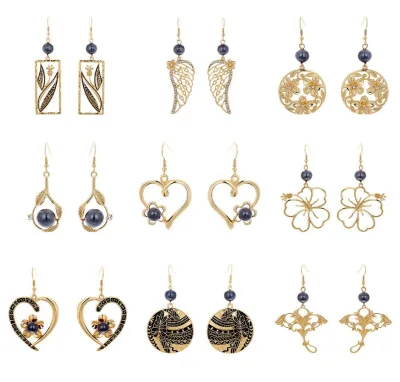 OEM Jewelry Factory China - Fashion 925 Sterling Silver Hawaiian Earrings Jewelry Gold Plated Hawaiian Pearl Earrings