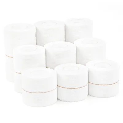 Factory OEM Cotton Zinc Oxide Compression Wrap for Sports Injury Support and Post Surgery Care Elastic Adhesive Bandage