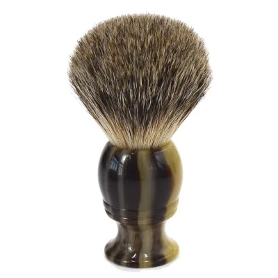 Factory Price Custom logo Badger Synthetic Hair Shaving Brush for Men
