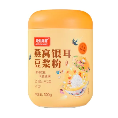 American Porridge Bird's Nest Tremella Soybean Milk Powder Fragrant Fine and Smooth Nutrition Breakfast