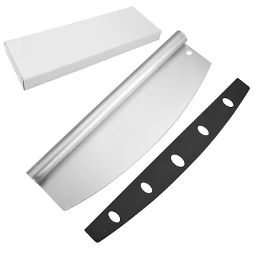 35cm Big Pizza Cutter Pie Pastry Stainless Steel Pizza Cutter Rocker Pizza Cutter Stainless Steel