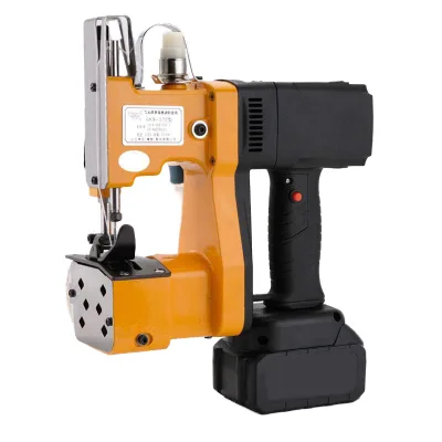 New Best-selling Handheld Single Needle Electric Battery Sewing Machine Thread Trimmer Gear Iron Construction for Woven Bags