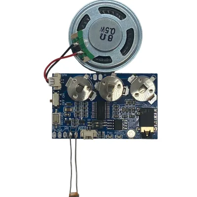 Light Sensor Activated Voice Recorder Sound Module Acoustic Components for DIY Birthday and Christmas Greeting Cards