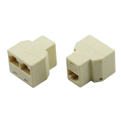 Male to Female y Adapter Rj45 to Rj11 8P8C 6P6C Splitter Adsl Connector