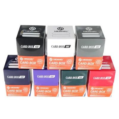 High Quality Plastic Id Card Collection Packaging Box Product Display Boxes Tarot Card Box