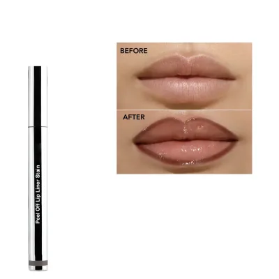Highly Pigmented Nude Cream Lip Liner Long Wear Peel Lip Stain with Matte Finish Waterproof Transfer-proof Chemical Ingredients