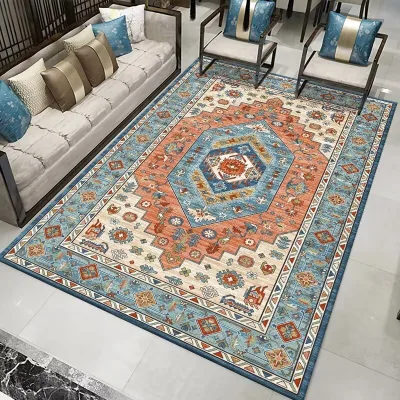 Low Price Wholesale Factory Muslim Machine Made Non-Slip Modern Prayer Mat Muslin Rug Large Living Room Carpets