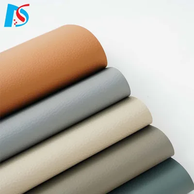 1.5 Thickness Pu Artificial Synthetic Powhide Patterns Leather Shoes Bags Leather Fabric