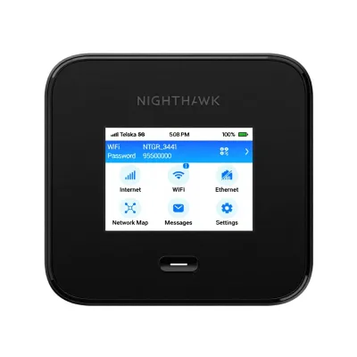 Nighthawk M7 Ultra 5G Mobile Hotspot Router WiFi 7 with 6GHz Band and Multi-Gig Ethernet Port